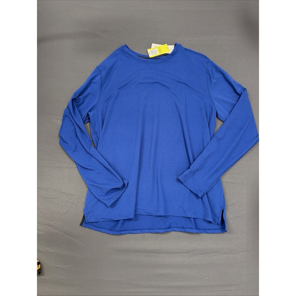 All in Motion men's blue long-sleeve performance t-shirt Sz Xl